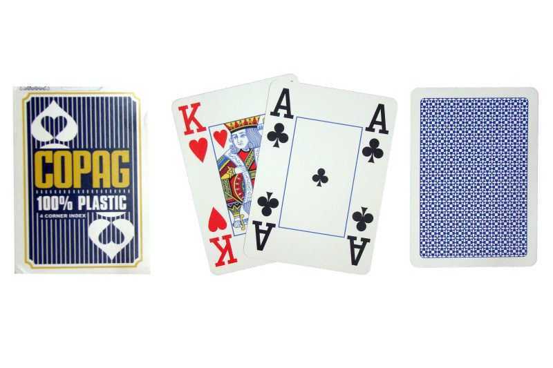 Copag Copag Jumbo 2072 Poker karty 4 rohy Blue Copag