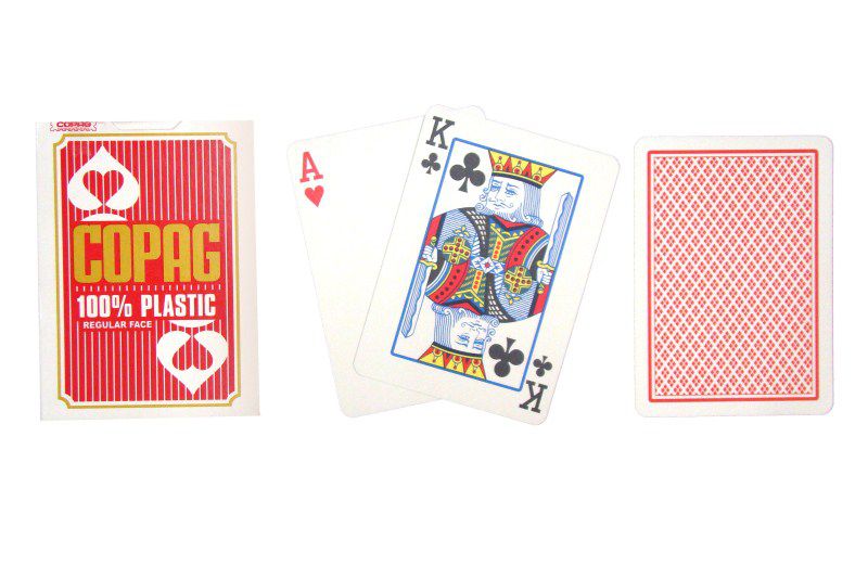 Copag Regular 2078 Poker karty 2 rohy červené Copag