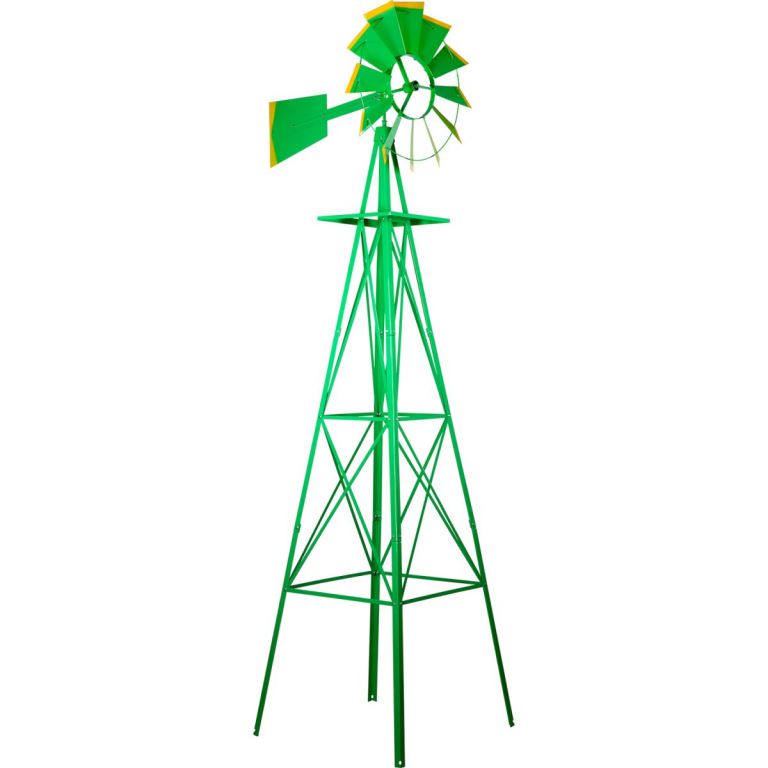 Tuin Větrný mlýn v US stylu - zelená 245 cm Tuin