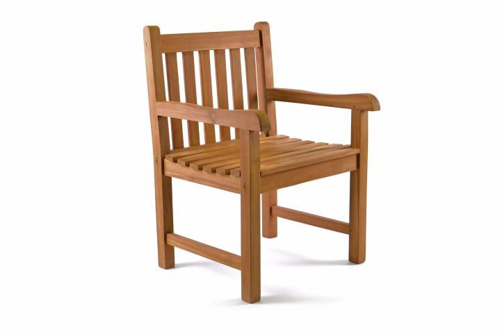 Divero 40768 Exkluzivní židle z týkového dřeva Divero