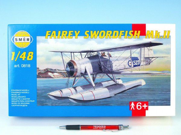 Směr Fairey Swordfish Mk.2 Limited slepovací stavebnice letadlo 1:48 Teddies