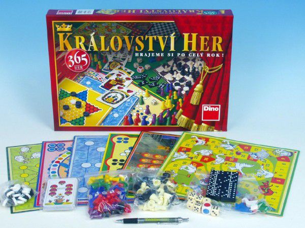 Království 36her - soubor her společenská hra v krabici 43x30x5cm Teddies