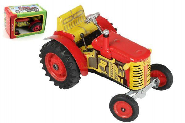 Kovap Traktor Zetor A červený na klíček Teddies