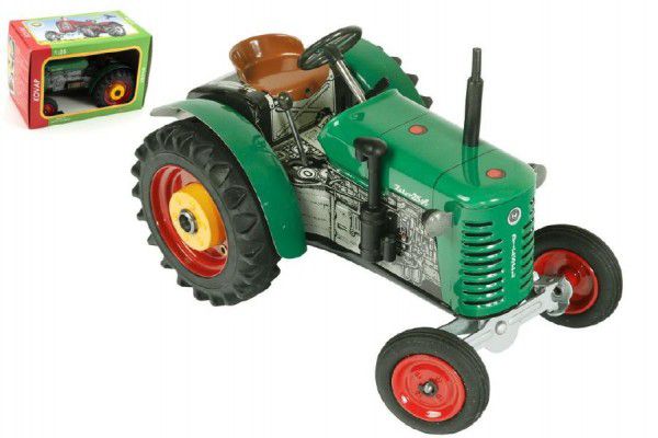 Kovap Zetor Traktor 2zelený na klíček kov 11:2v krabičce Teddies