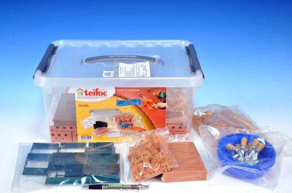 Teifoc School Set v plastovém boxu s úchyty 39x19x29cm Teddies