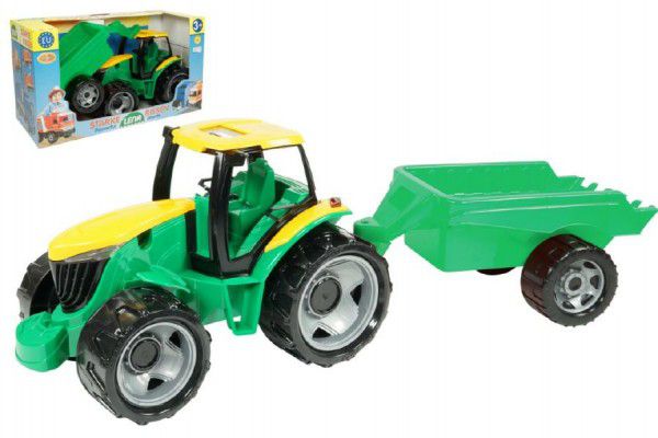 Lena Traktor plast bez lžíce a bagru s vozíkem Teddies