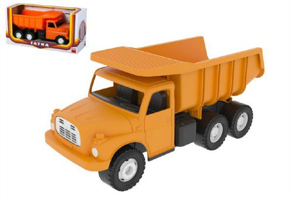 Dino Auto Tatra 148 plast 30cm oranžová sklápěč v krabici Teddies