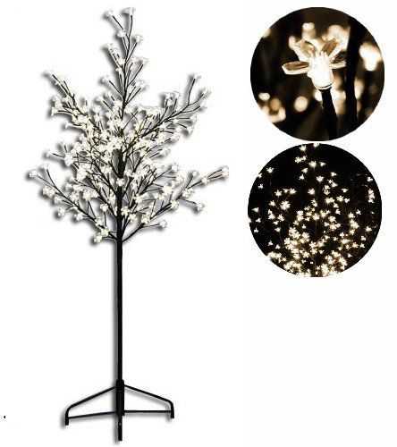 Nexos 1126 Dekorativní LED osvětlení - strom s květy 150 cm