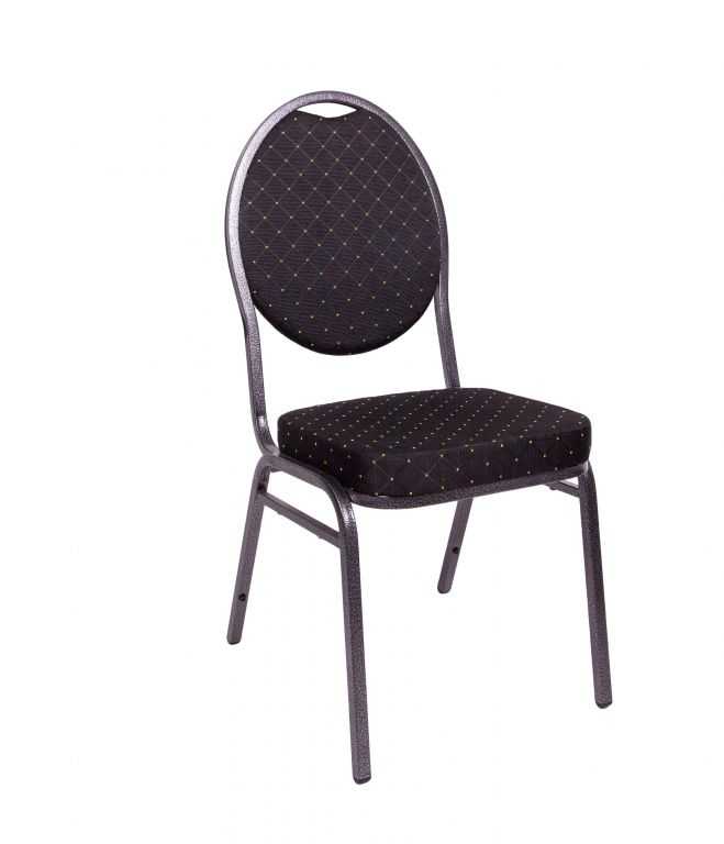 Chairy HERMAN 1145 Kongresová židle kovová - černá Chairy