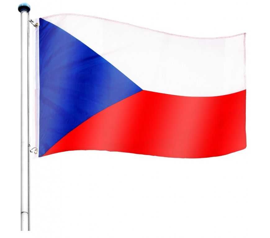 Tuin 60942 Vlajkový stožár vč. vlajky Česká republika - 6