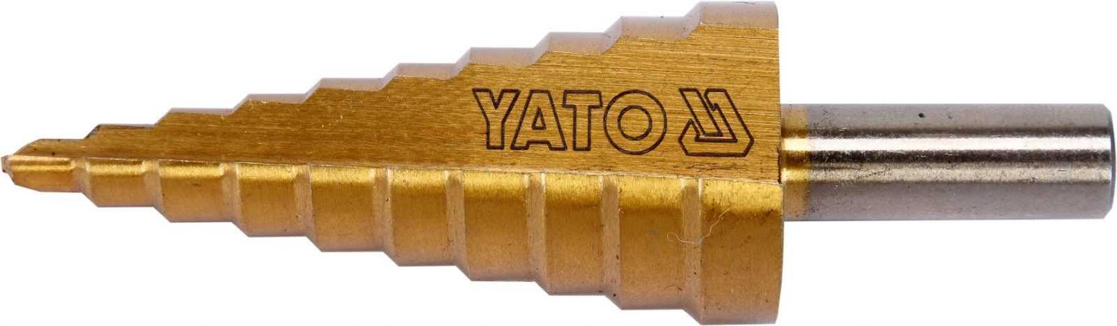 Stupňovitý kuželový vrták 4-22mm Yato