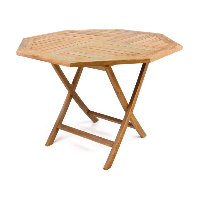 Garthen 2148 Skládací zahradní stolek z týkového dřeva