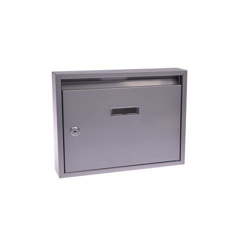 G21 Schránka poštovní paneláková 325x240x60mm šedá bez děr