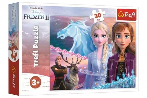 Puzzle Ledové království II/Frozen II 30 dílků 27x20cm v krabici 21x14x4cm Teddies