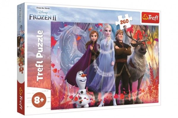 Trefl Ledové království II/Frozen II 60 x 40 cm v krabici 40 x 27 x 4 cm 260 dílků Teddies