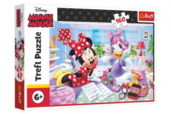 Puzzle Disney Minnie/Den s nejlepšími přáteli 160 dílků 41x27