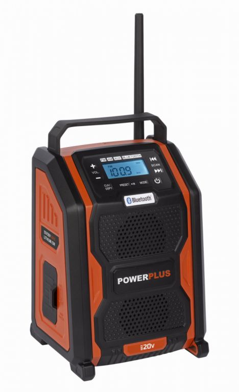 Bezdrátové rádio Powerplus 20 V/220 V
