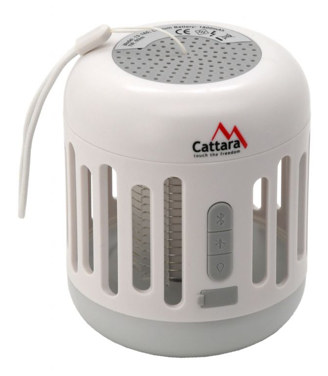 Cattara Svítilna nabíjecí s bluetooth + UV lapač hmyzu Cattara