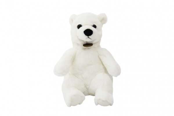 Medvěd sedící polární 15x25x 19 cm Teddies