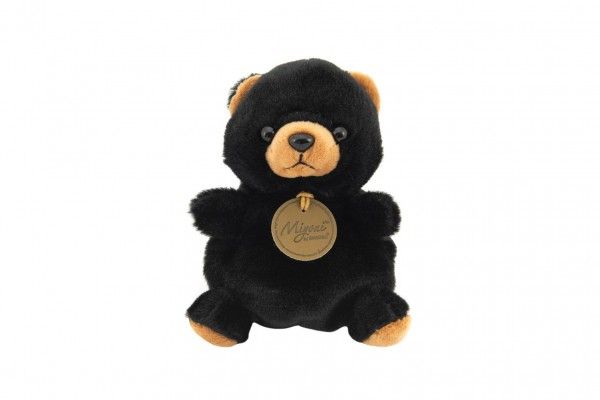 Medvěd Medvídek černý sedící 11x11x 10 cm Teddies