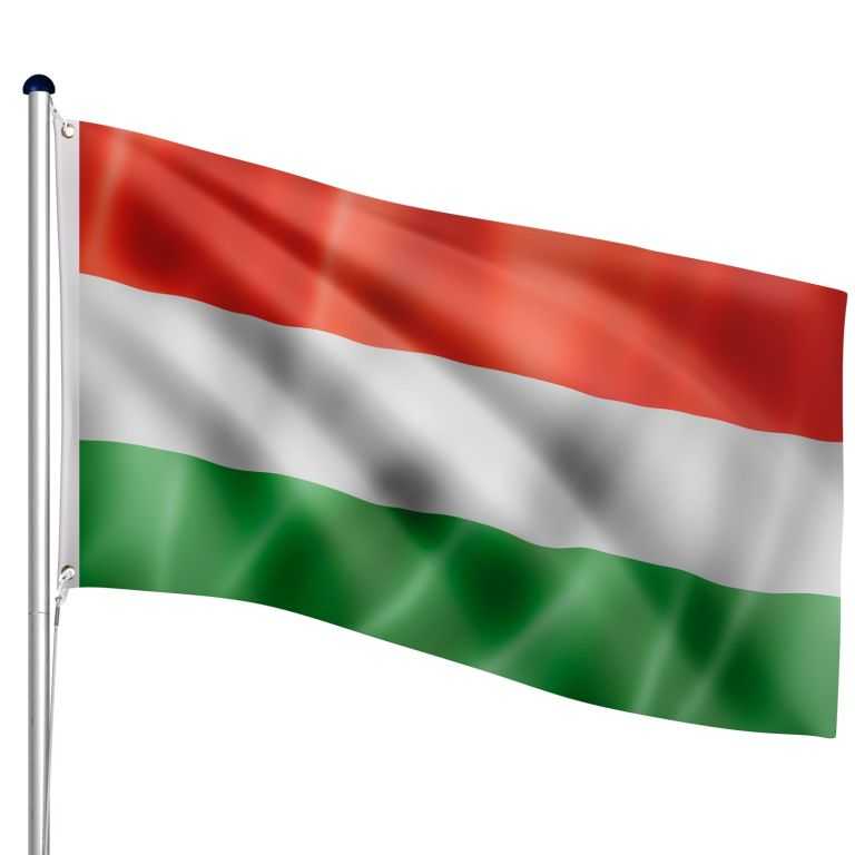 FLAGMASTER Vlajkový stožár vč. vlajky Maďarsko