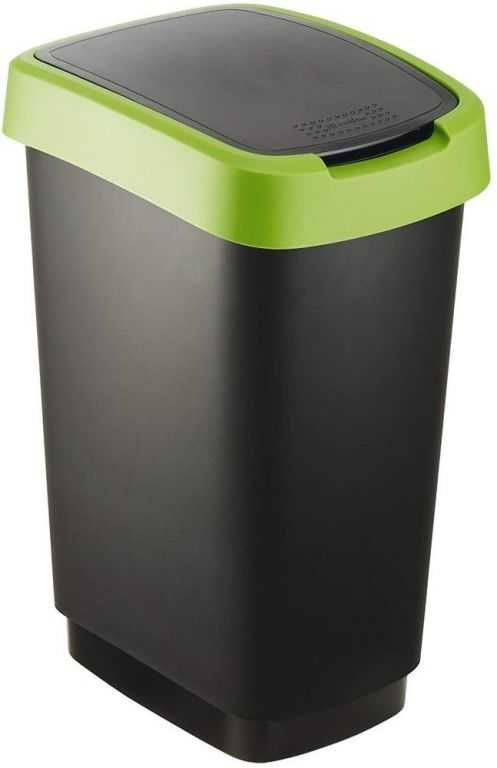 TWIST odpadkový koš 25 L - zelený Rotho