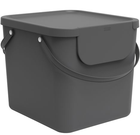 ALBULA box 50L systém na třídění odpadu - antracit Rotho