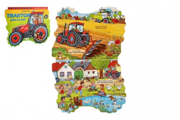Knížka Traktor jede na pole - Hravé úkoly s angličtinou Teddies