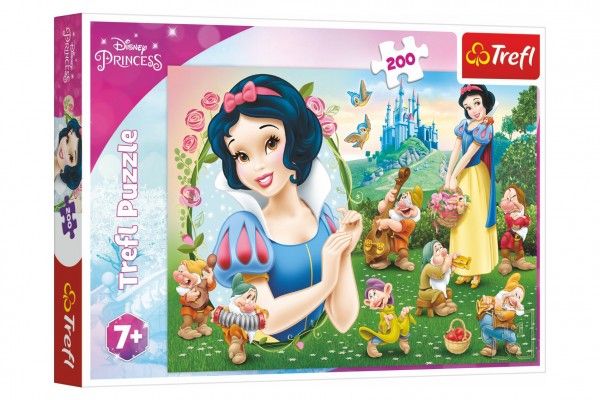 Puzzle Krásná Sněhurka/Disney Princess 200 dílků 48x34cm v krabici 33x23x4cm Teddies