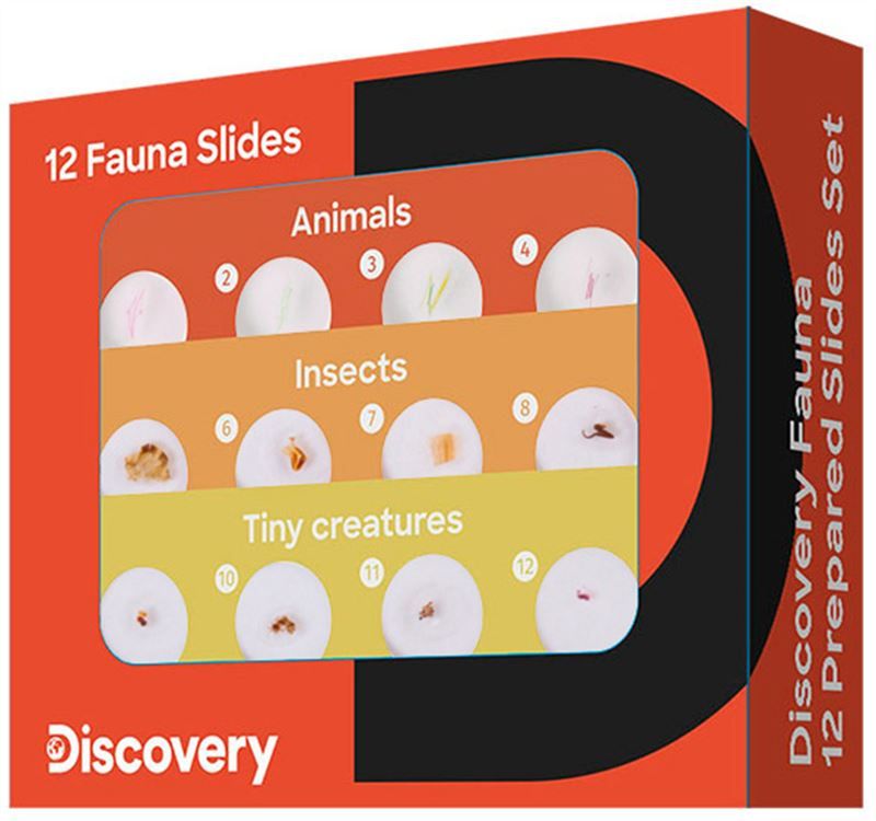 Discovery Fauna 12 Prepared Slides - sada hotových preparátů