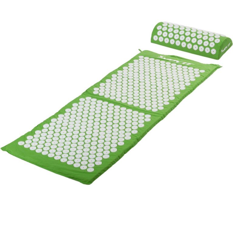 Movit akupresurní podložka s polštářem 130 x 50 cm zelená MOVIT