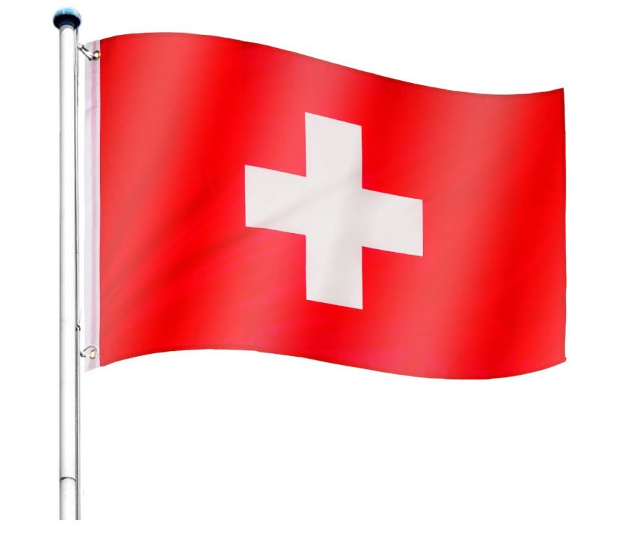 Tuin 60940 Vlajkový stožár vč. vlajky Švýcarsko - 6