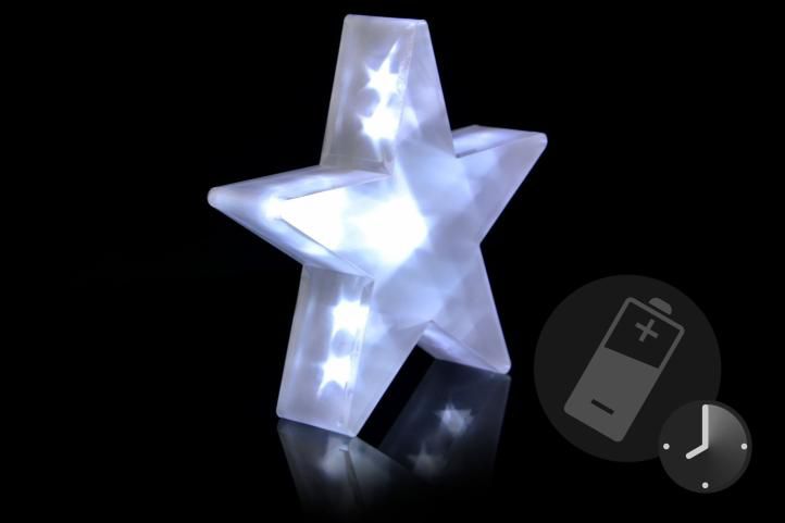 Nexos 29216 Vánoční dekorace - Světelná hvězda - 20 LED