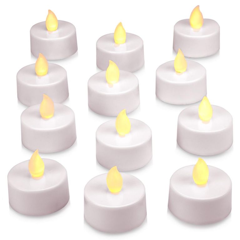 Dekorativní LED sada - 12 čajové svíčky - teple bílá Nexos