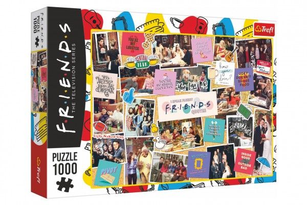 Puzzle Přátelé nejlepší okamžiky 1000 dílků