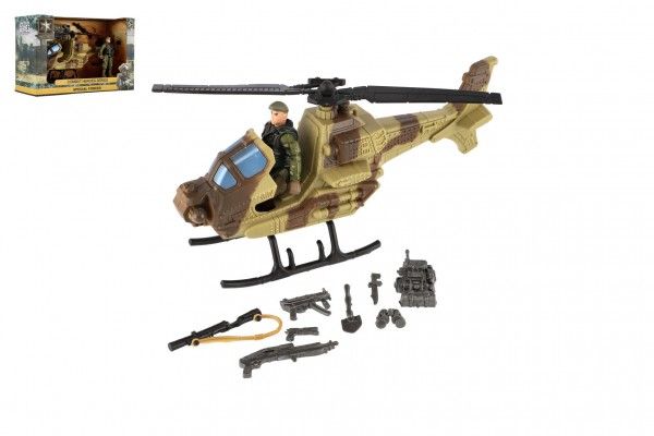 Vrtulník/Helikoptéra s vojákem