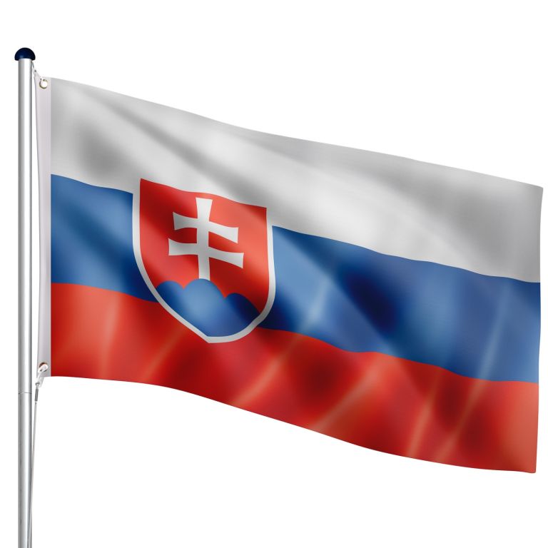 85188 FLAGMASTER® Vlajkový stožár vč. vlajky Slovensko