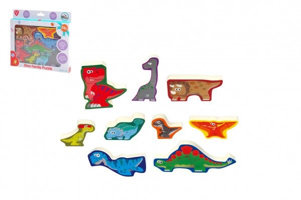 Puzzle/Vkládačka dinosauři 20 x 14 cm Teddies