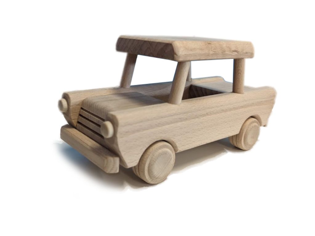 Dřevěné auto Trabant