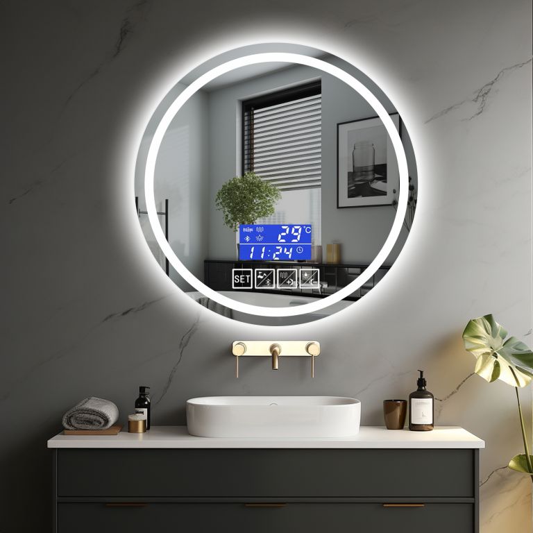 IREDA Koupelnové zrcadlo s osvětlením